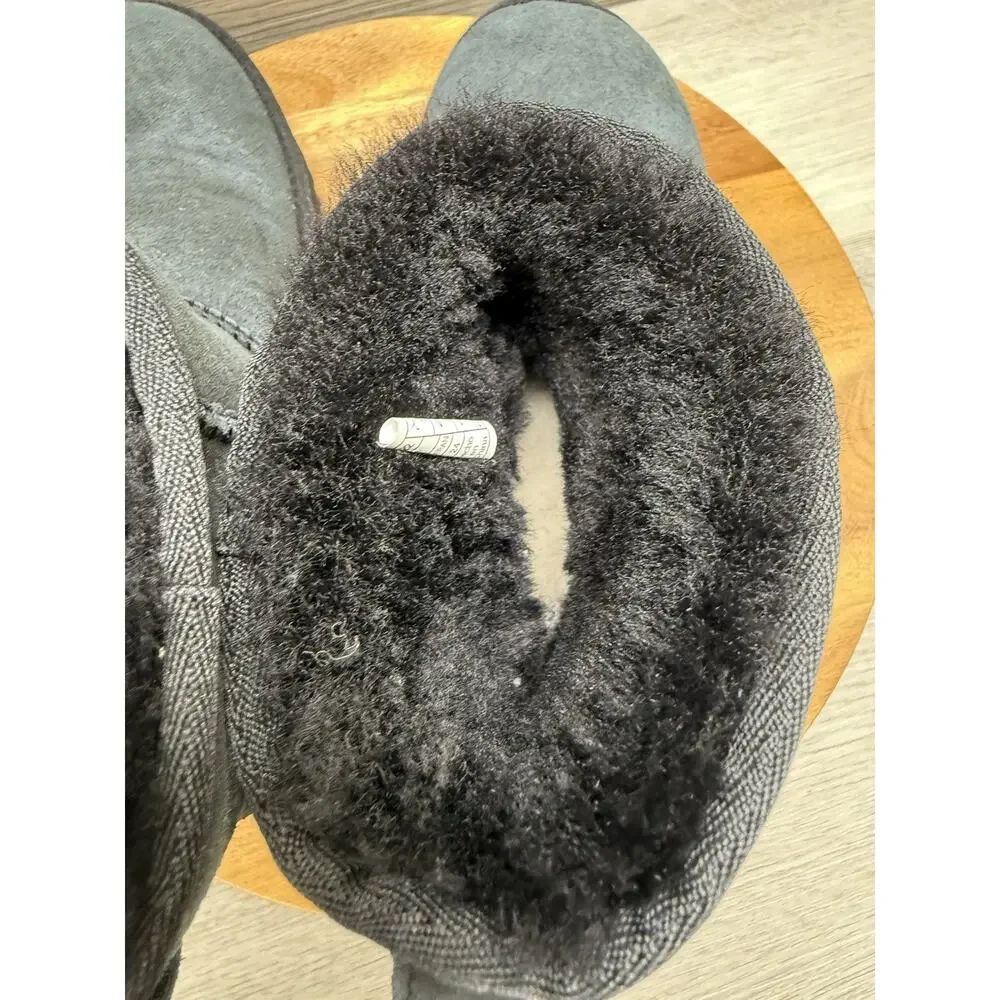 UGG Womens Classic Mini II Grey Boot Size 8 M